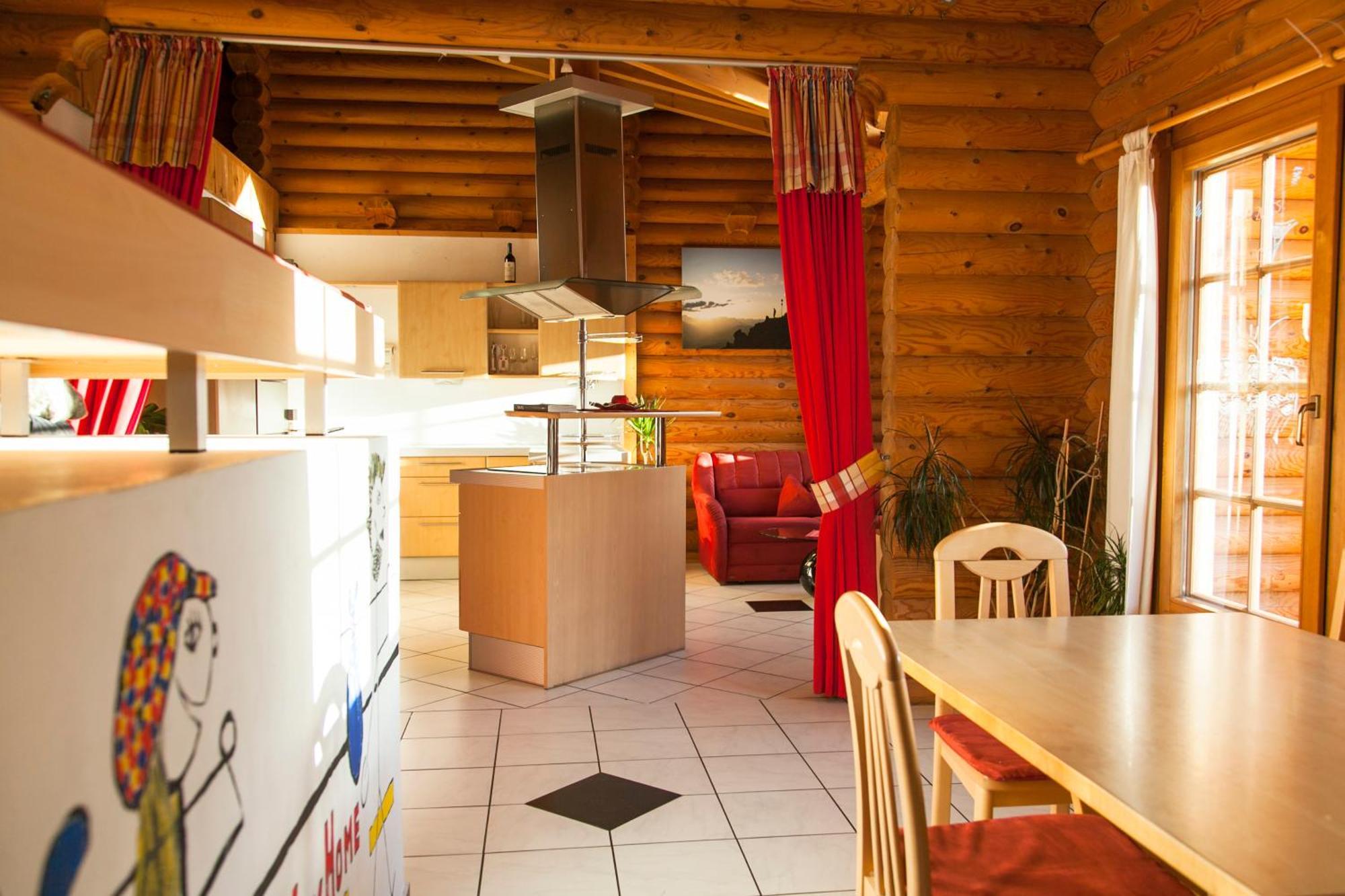 Camping Dreilaendereck Blockhuetten & Apartments 리드임오브린터 객실 사진